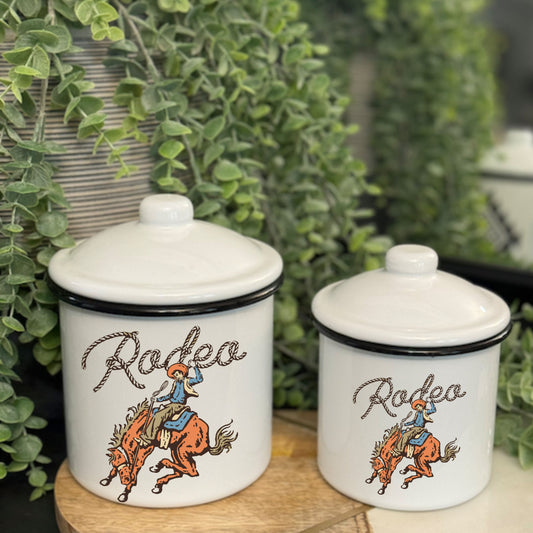 Rodeo Cowboy Canisters