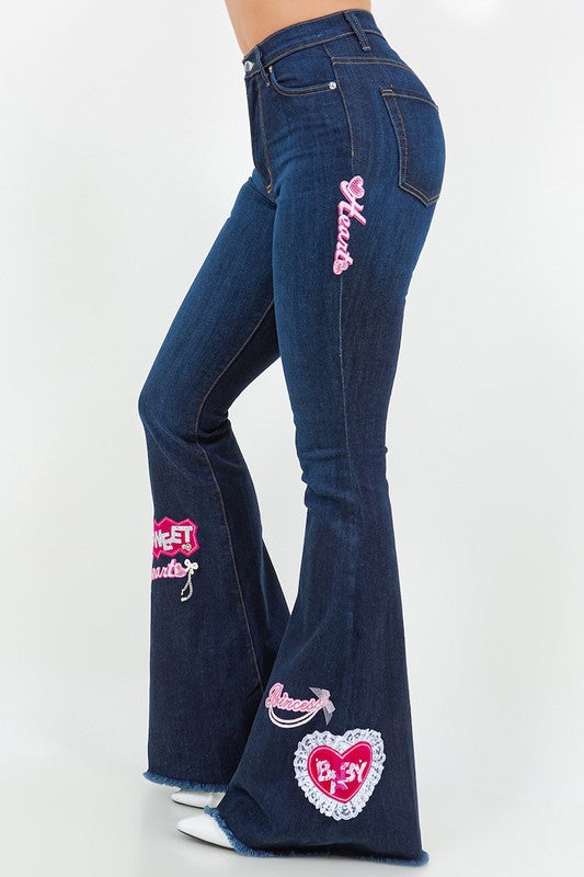 Bell bottom jeans on sale country