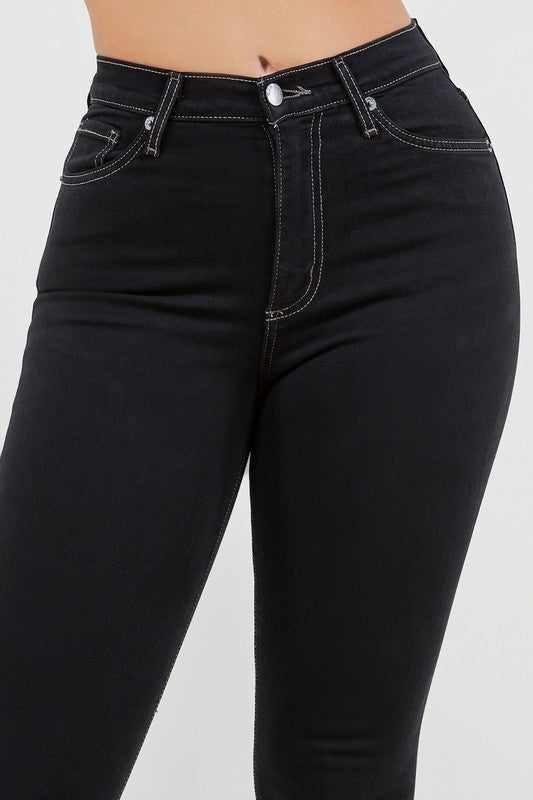 Judy Amazing Butt Boot Cut Jean in Black 33" inseam Made in America