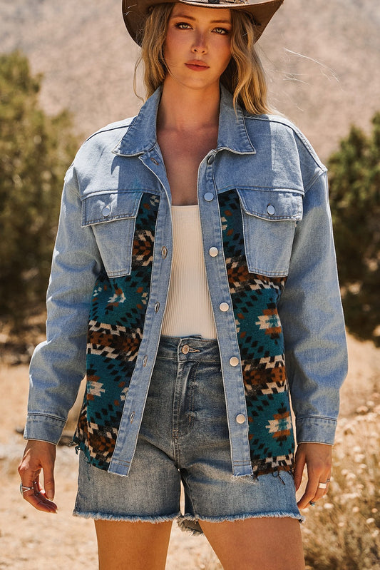 Durango Aztec Denim Jacket