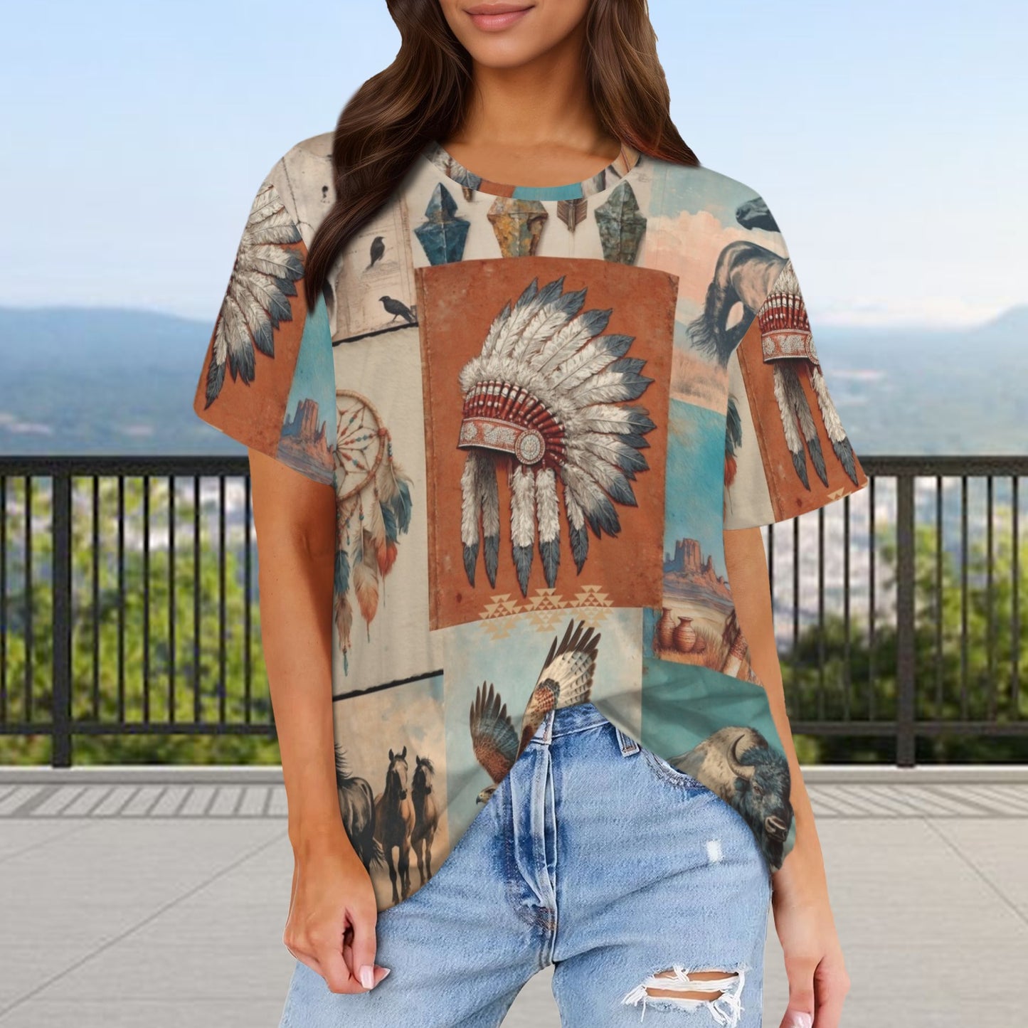 Baha Ranch Bohemian Dreams Oversized T Shirt