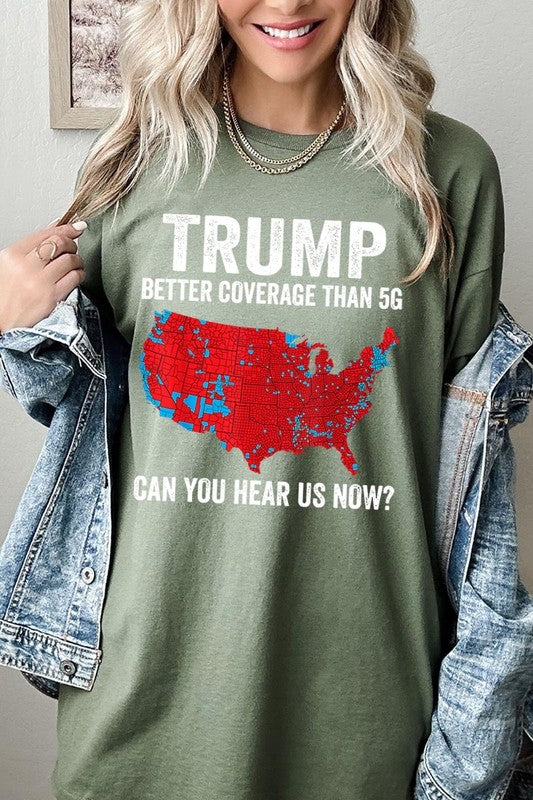 Trump Better Coverage Than 5G Plus HeavyCotton Tee