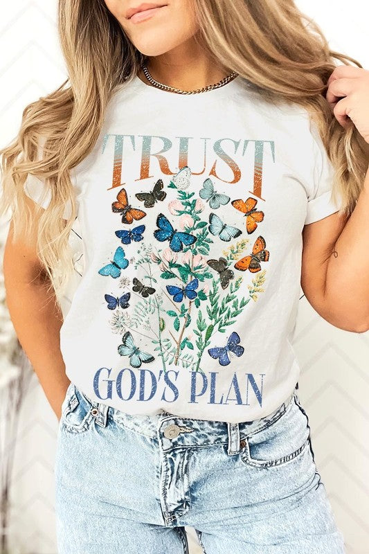 Trust God's Plan Christian Graphic Tee