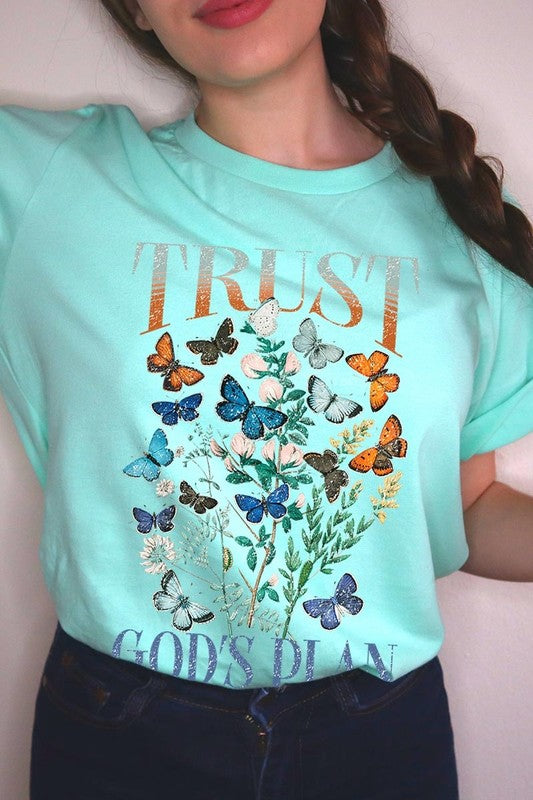 Trust God's Plan Christian Graphic Tee