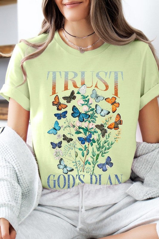 Trust God's Plan Christian Graphic Tee