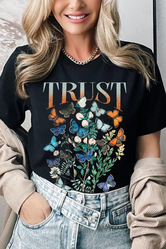 Trust God's Plan Christian Graphic Tee