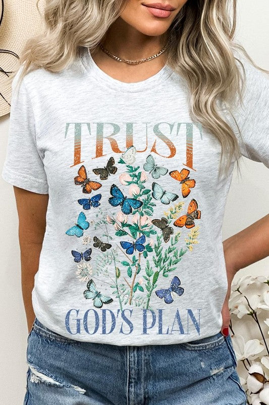 Trust God's Plan Christian Graphic Tee