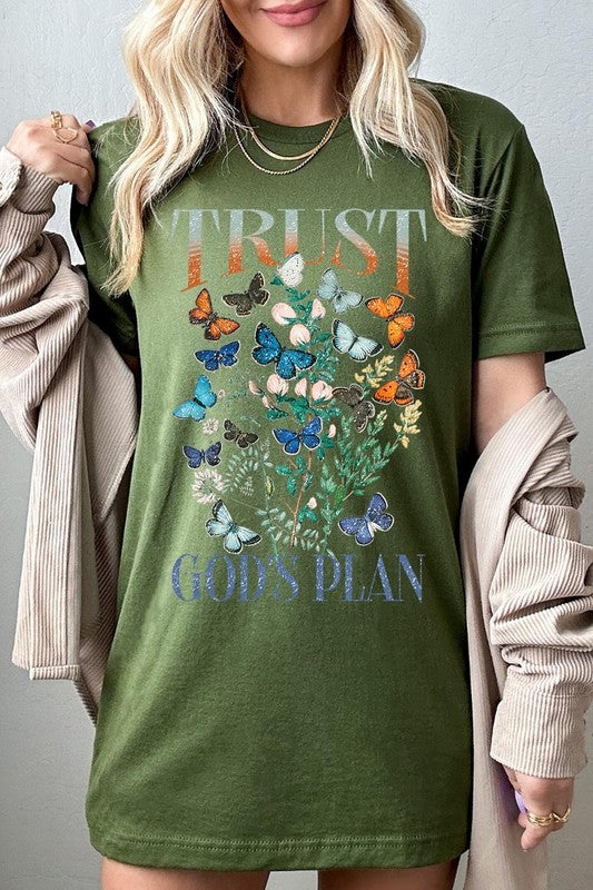 Trust God's Plan Christian Graphic Tee