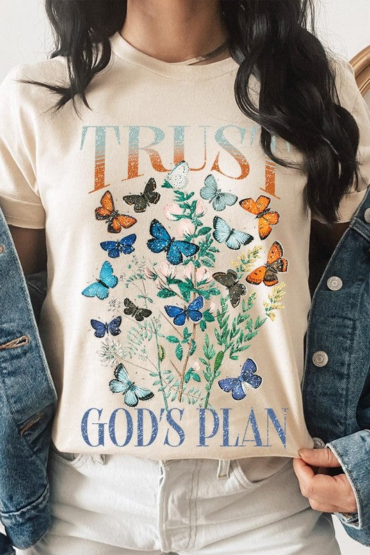 Trust God's Plan Christian Graphic Tee