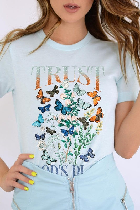 Trust God's Plan Christian Graphic Tee