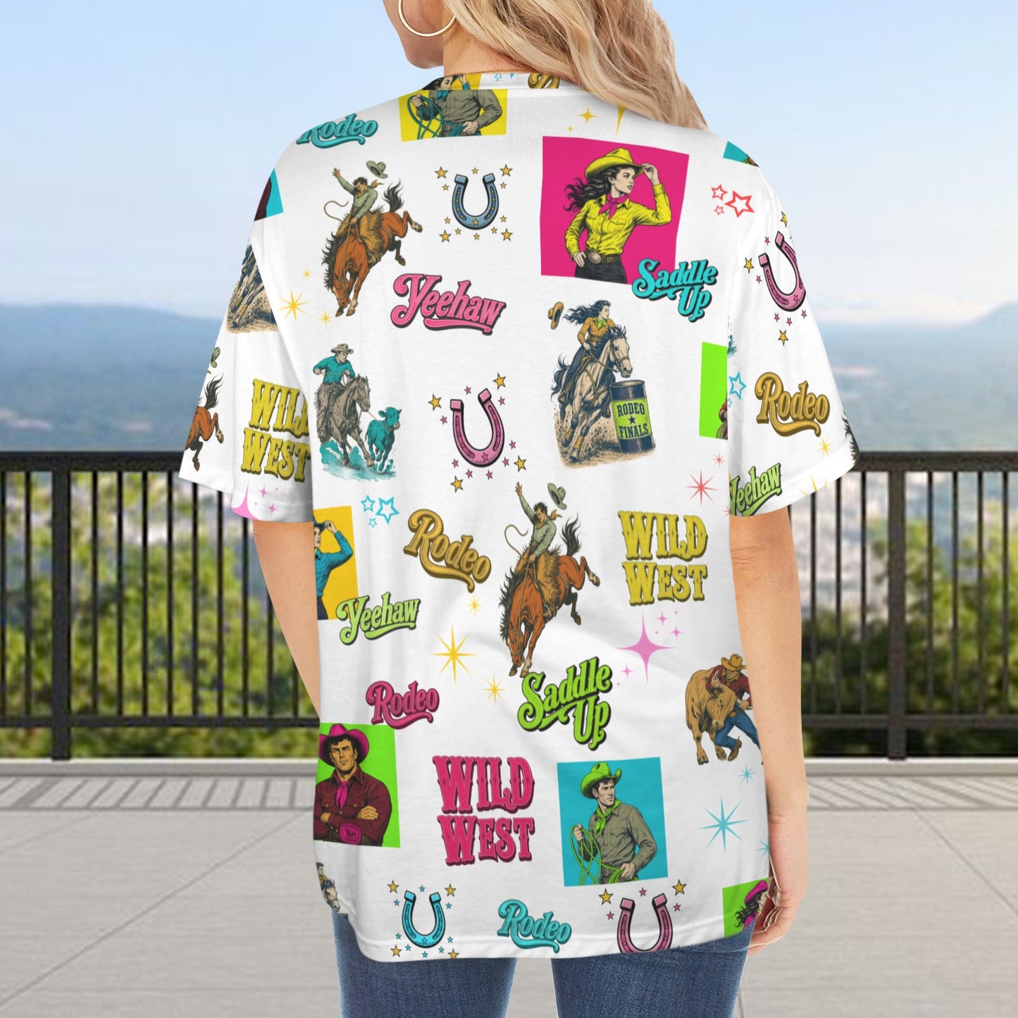 Baha Ranch The Last Roundup Oversized T Shirt