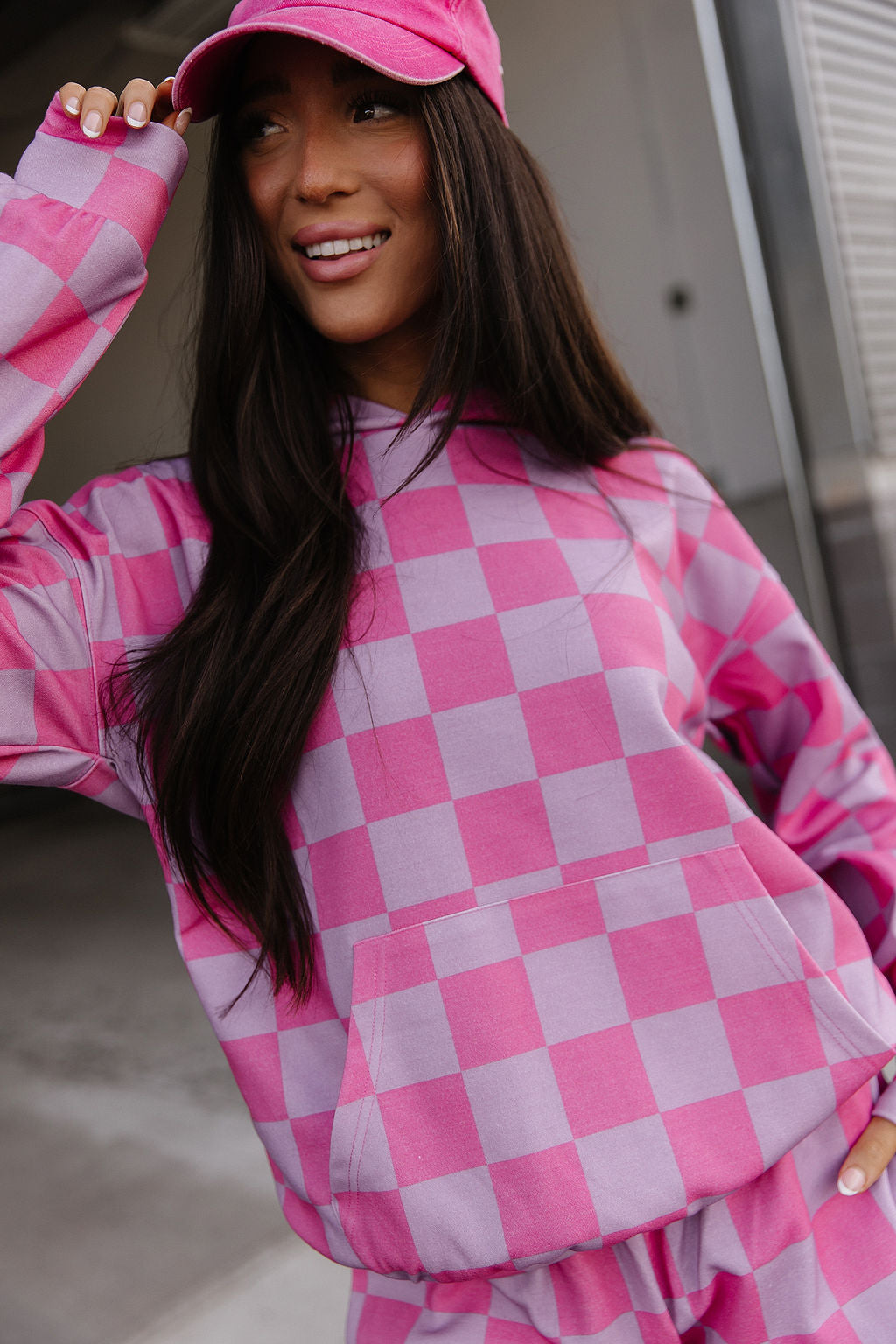 Ampersand Avenue University Hoodie - Rosy Daydream