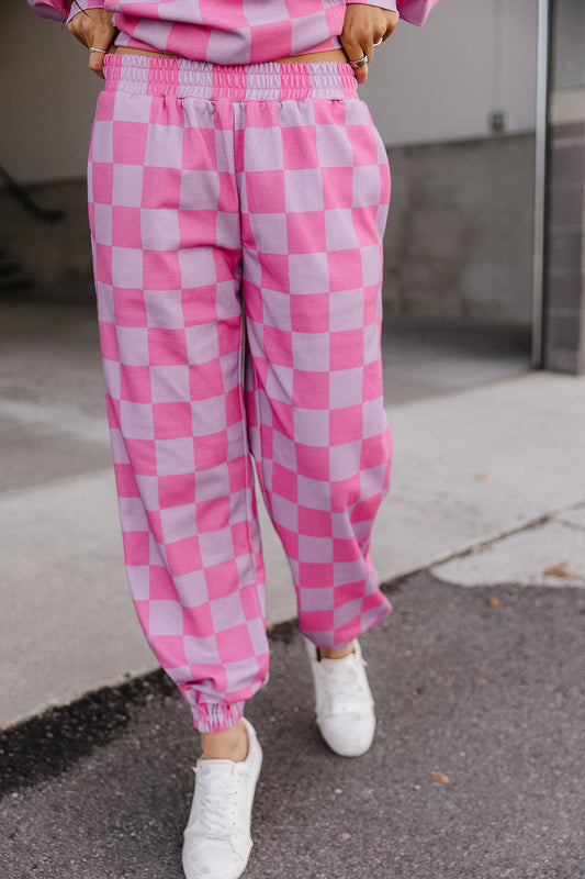 Ampersand Avenue University Joggers - Rosy Daydream