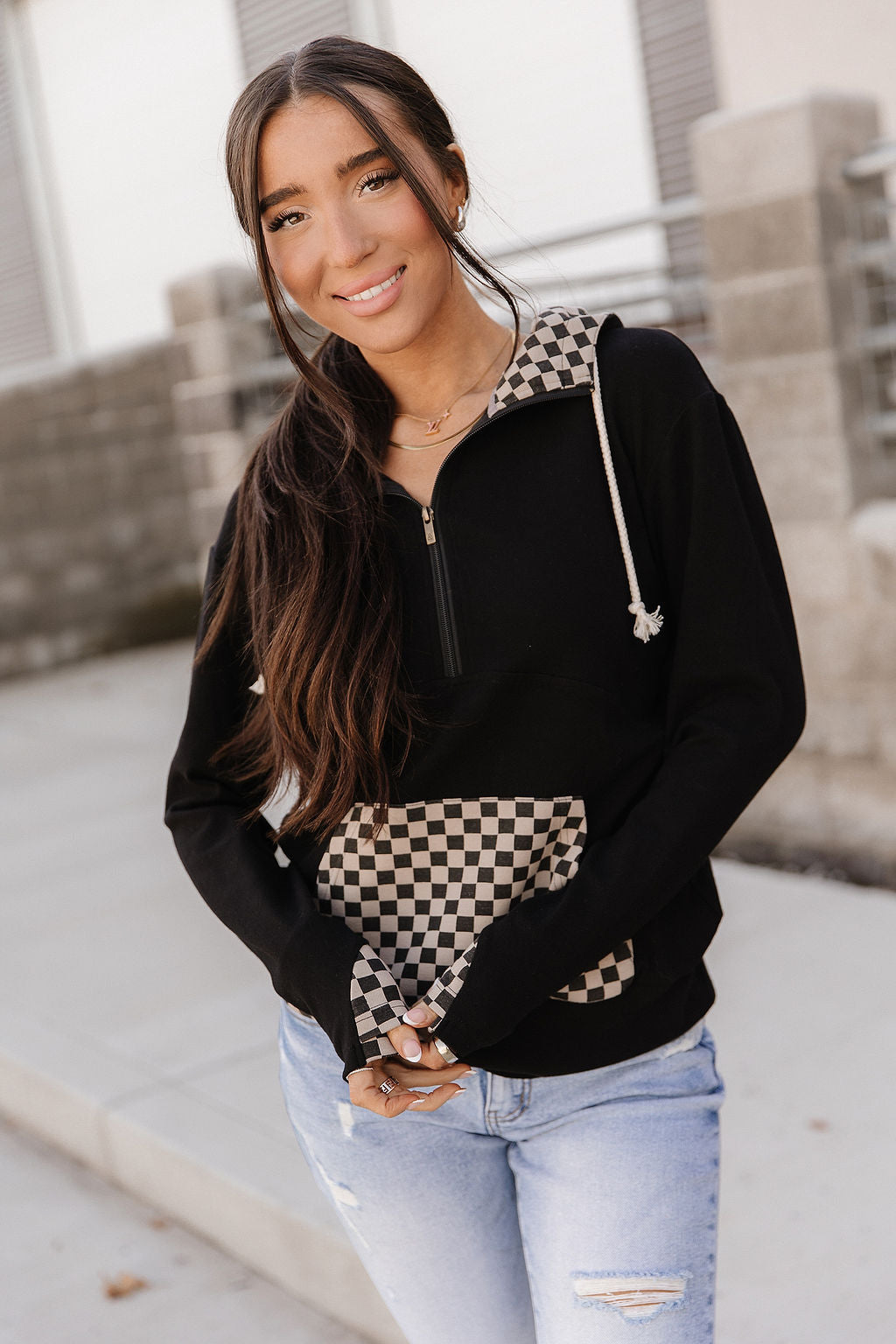 Ampersand Avenue HalfZip Sweatshirt - New Horizons