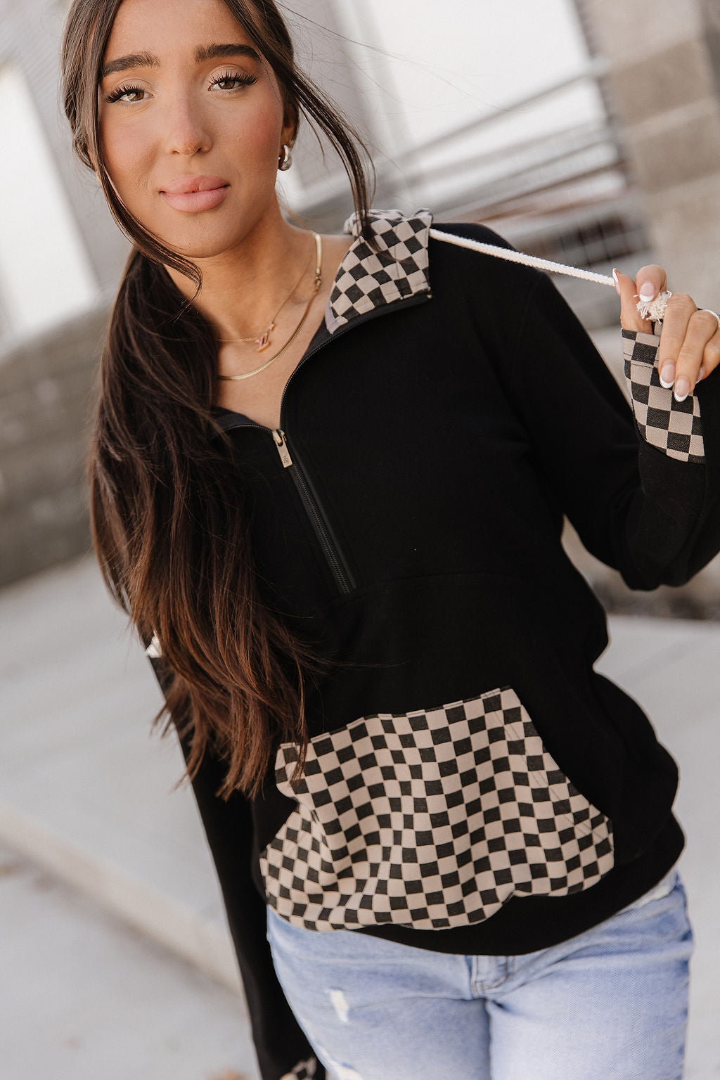 Ampersand Avenue HalfZip Sweatshirt - New Horizons
