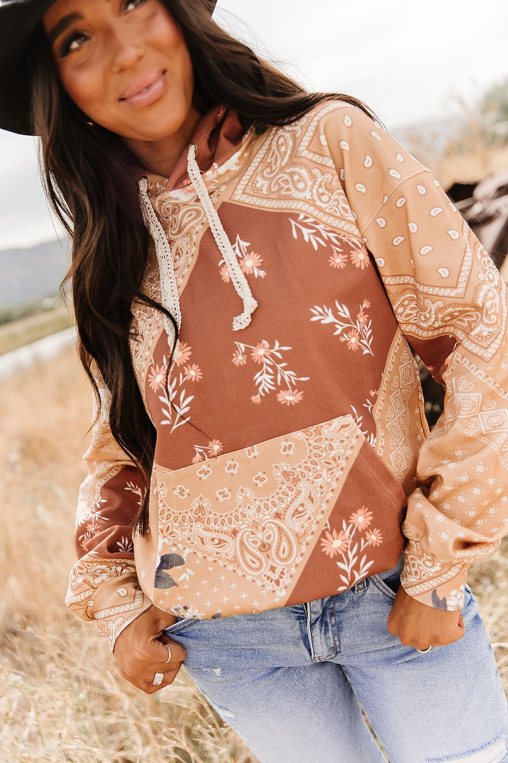 Ampersand Avenue University Hoodie - Howdy Honey