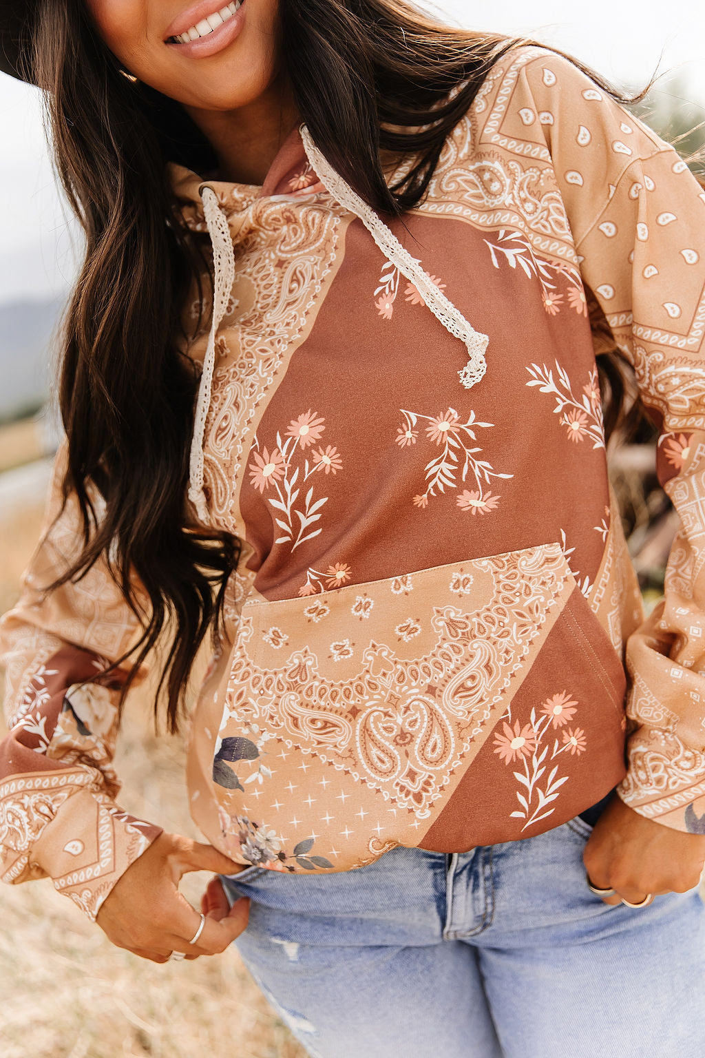 Ampersand Avenue University Hoodie - Howdy Honey