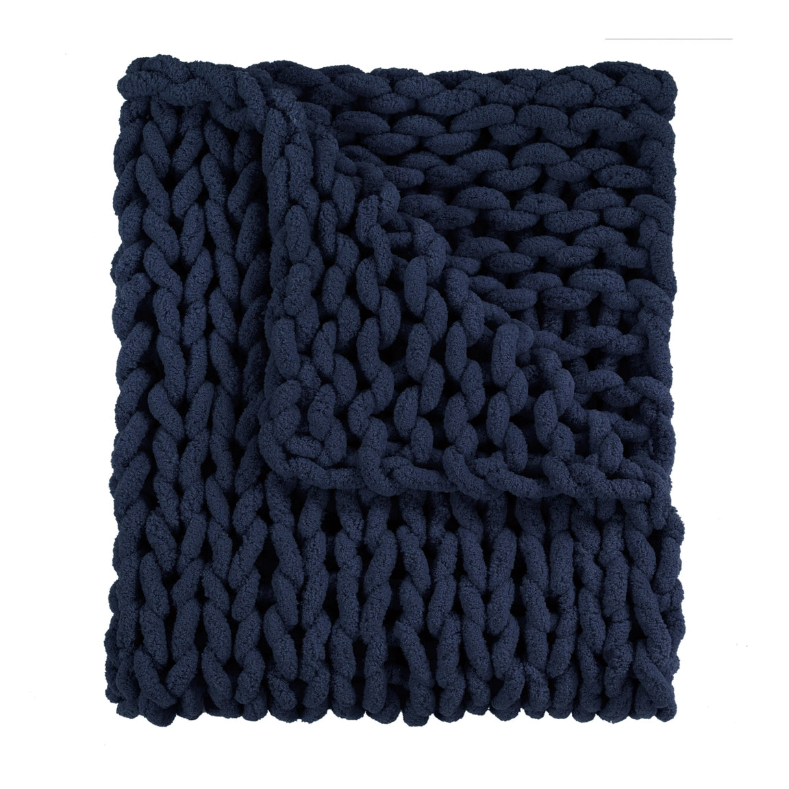 Chunky Chenille Knit Throw choice of colors