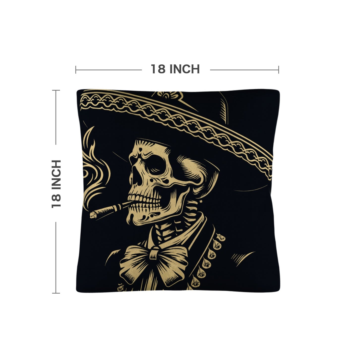 Colores De Mexico Mariachi Pillow Case Made in America