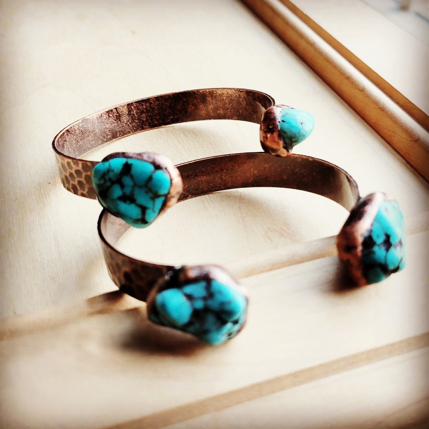 The Jewelry Junkie Genuine Natural Turquoise Cuff Bangle Bracelet 806t