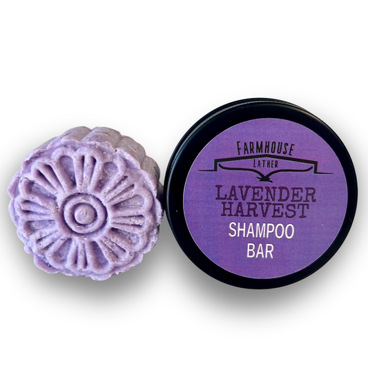 Farmhouse Lather Lavender Harvest Shampoo Bar
