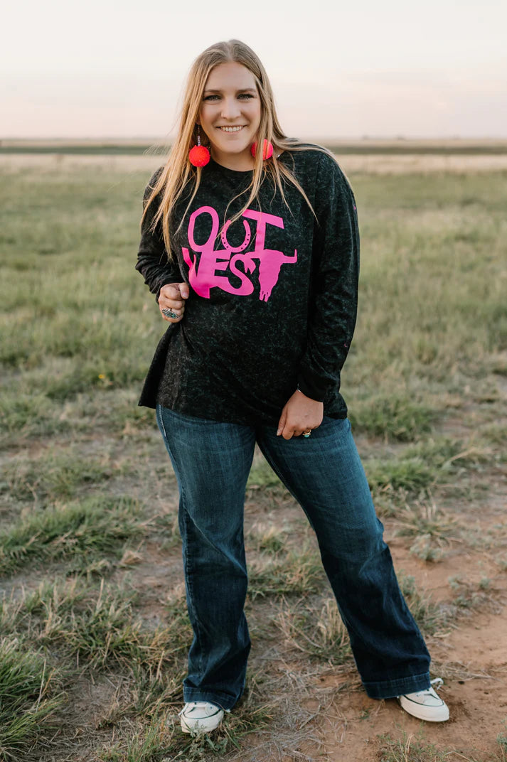 Grungy Gringa Oversized Mineral Washed Top