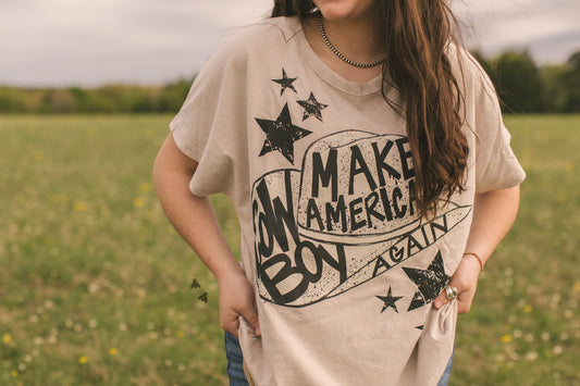 Cowboy 'Merica Tee