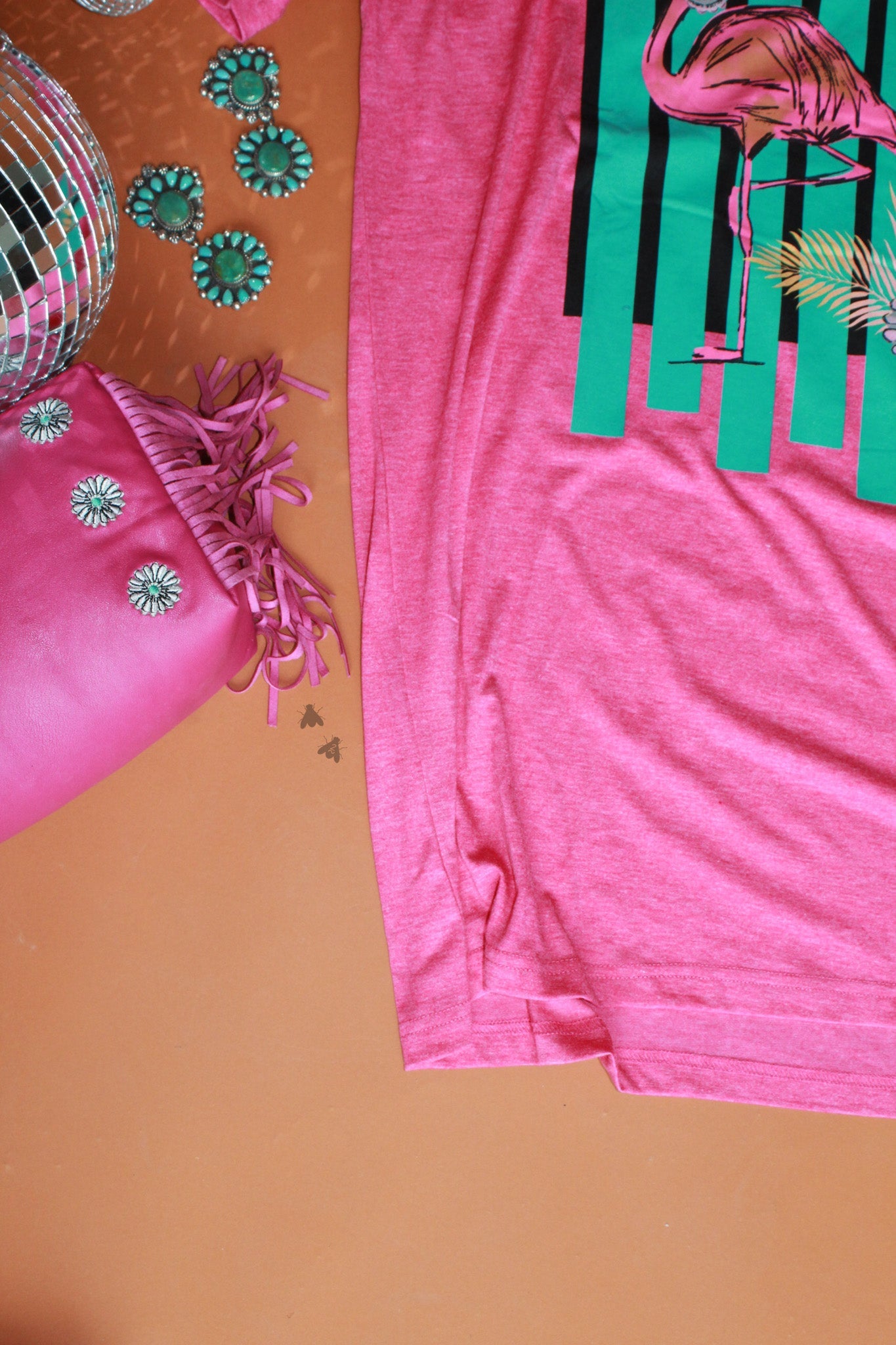 Let's Flamingle Tshirt Dress