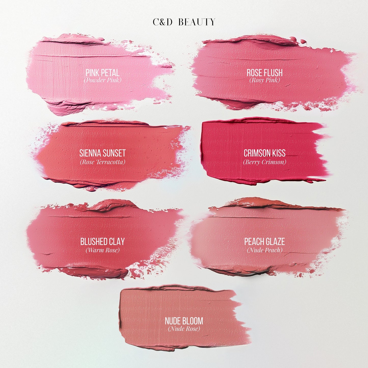 C & D Beauty Blush Sticks