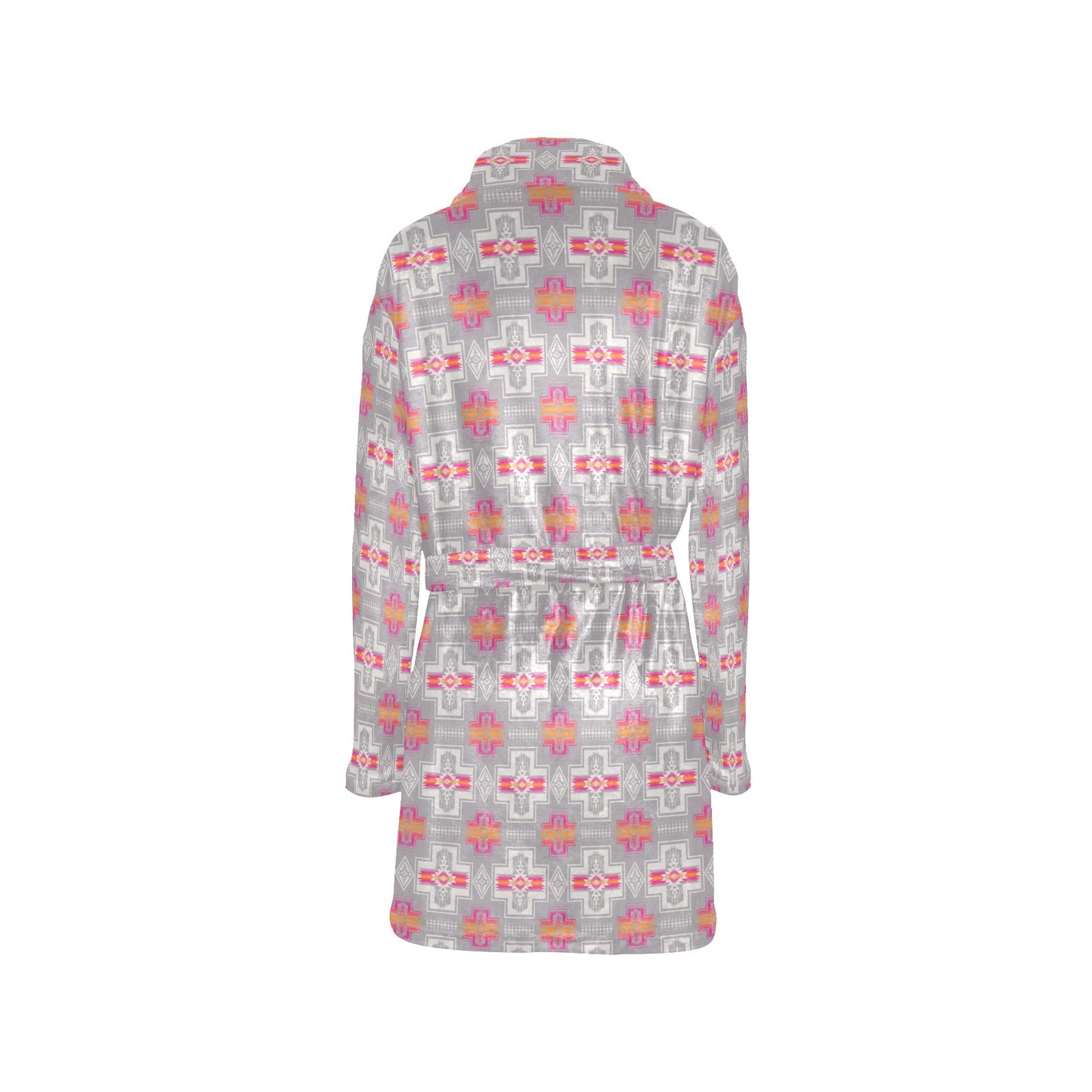 Pink Aztec Western Bath Robe