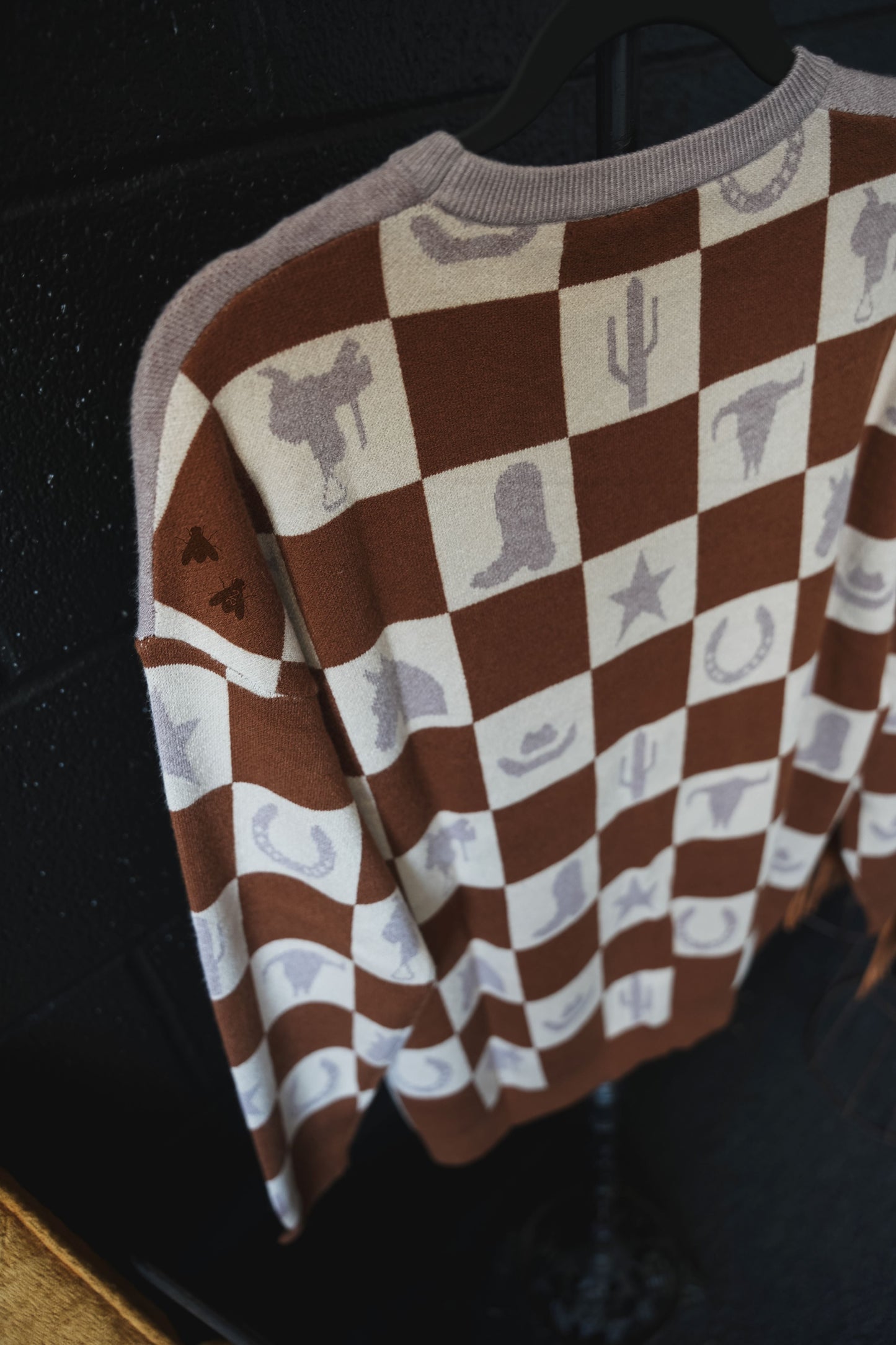 Wild Checkmate Sweater