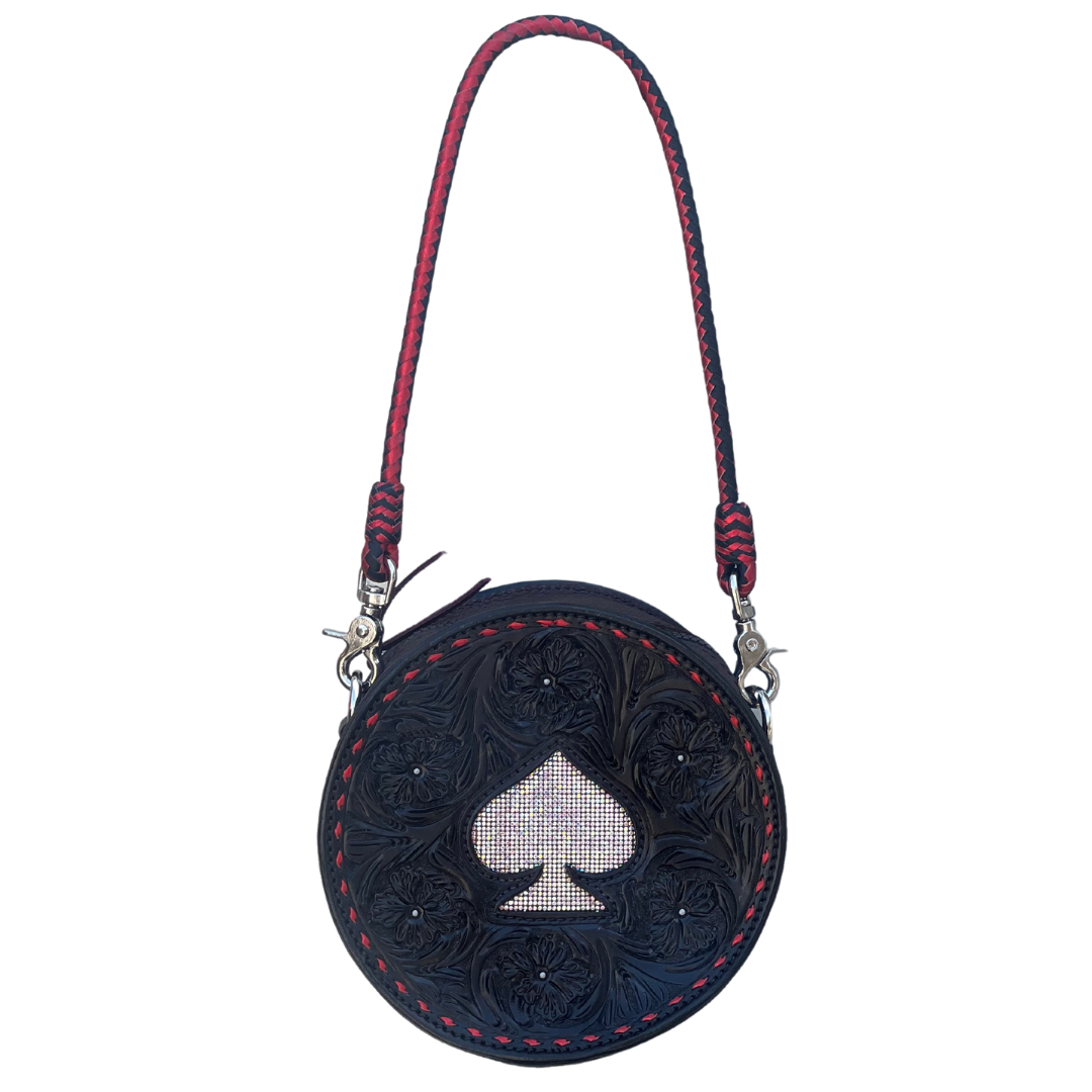 Alamo Saddlery 8" Canteen- Black Ace