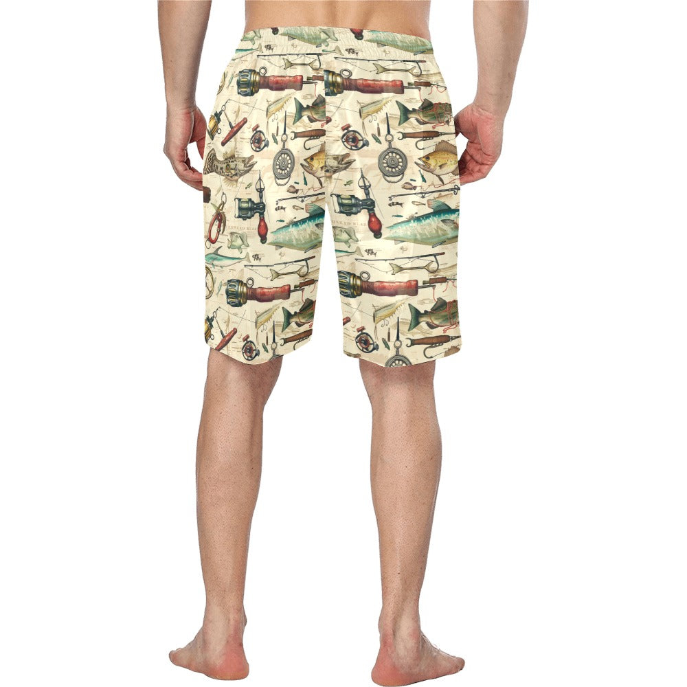 Baha Ranch Fishing Swim Board Shorts Men's Beach Shorts Trunks