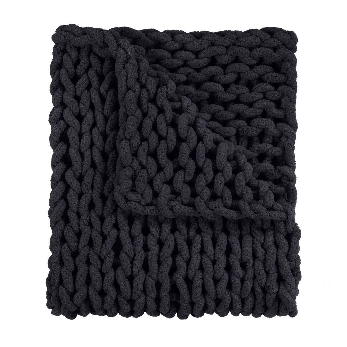 Chenille Chunky Knit Throw