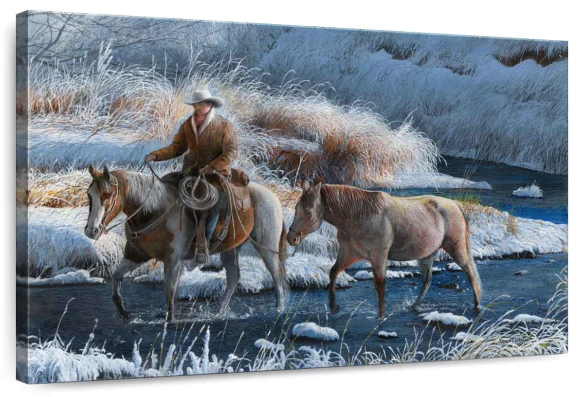 Cowboy Heading Home Wall Art