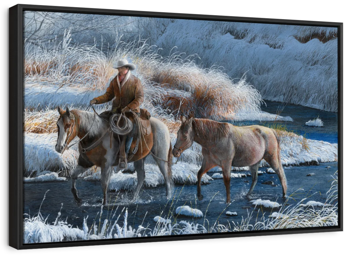 Cowboy Heading Home Wall Art