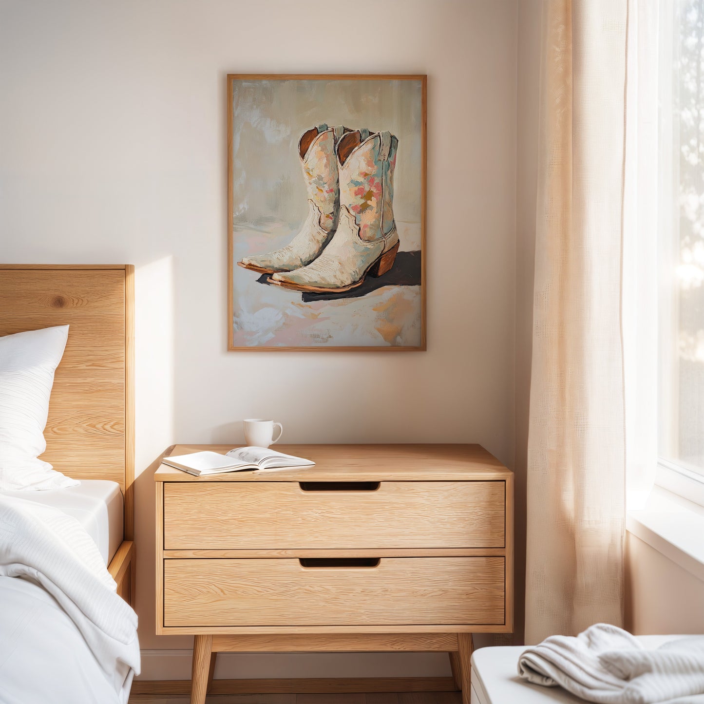 Painted Soles: Floral Cowgirl Boots