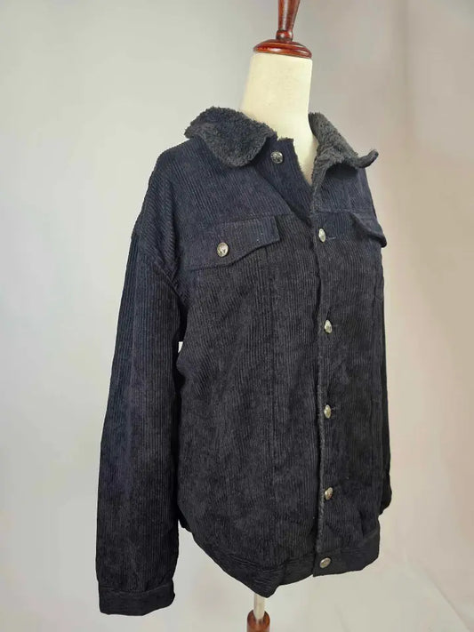 Oversized Corduroy Chore Coat Large or 1XL