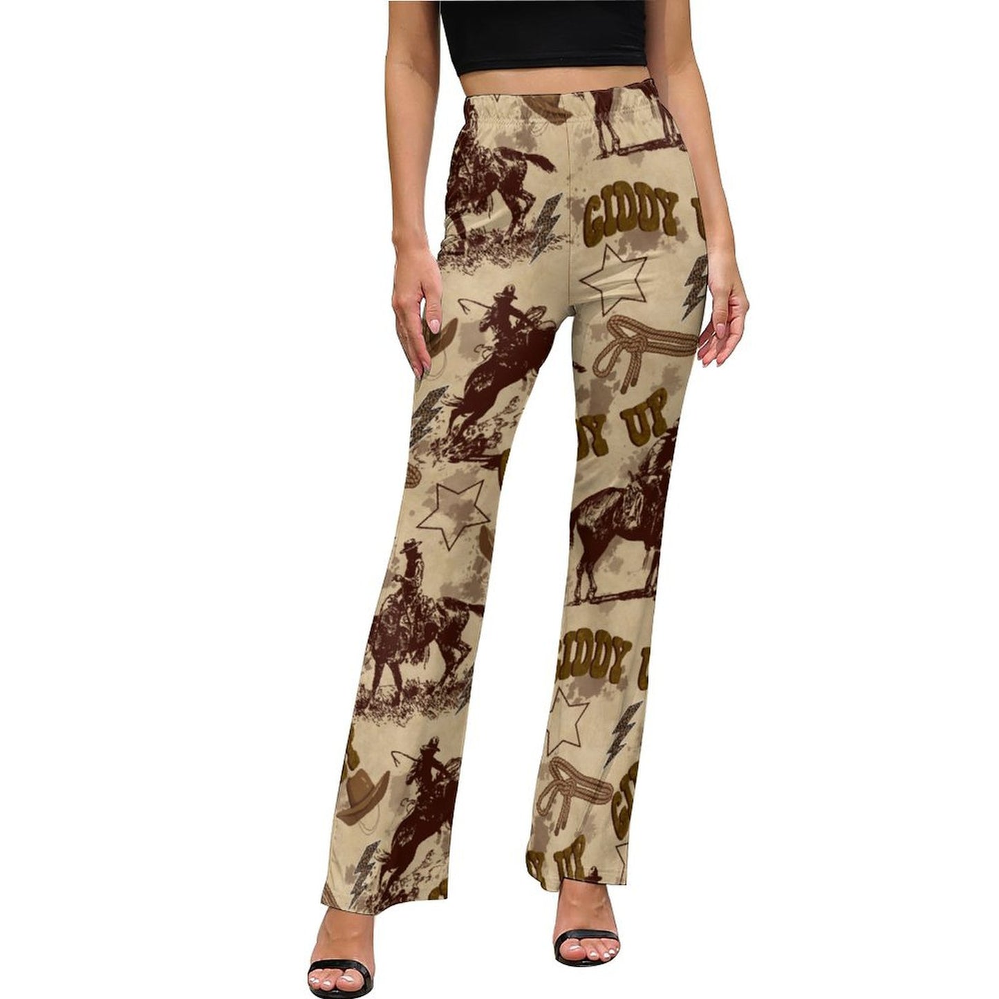 Baha Ranch Cowboy Ranch Flare Pants White / L Baha Ranch Cowboy Ranch Flare Pants White / L