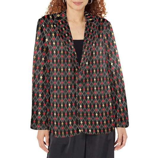 Vegas King of Hearts Women's Western Blazer