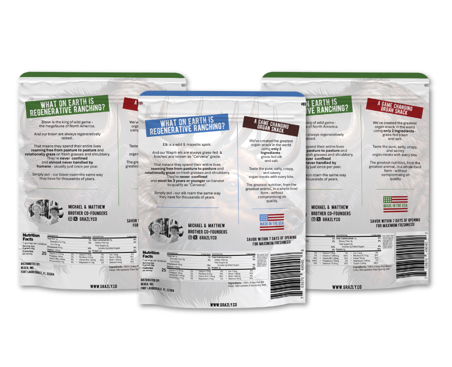 Grazly Carnivore Variety Pack & Magnesium Tallow Balm Bundle