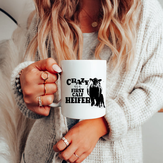 Crazy Heifer Coffee Mug