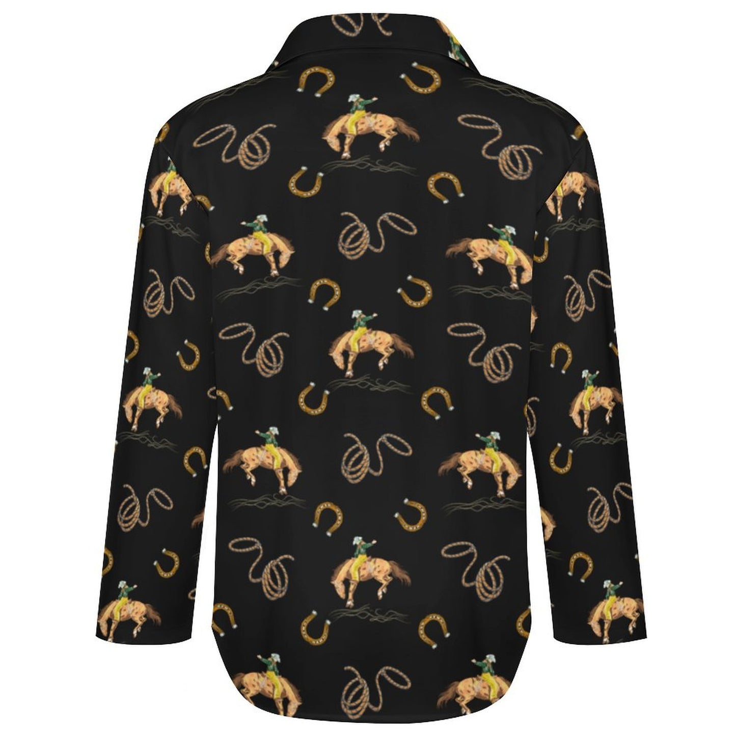 Rodeo Cowboy Button Up Blouse