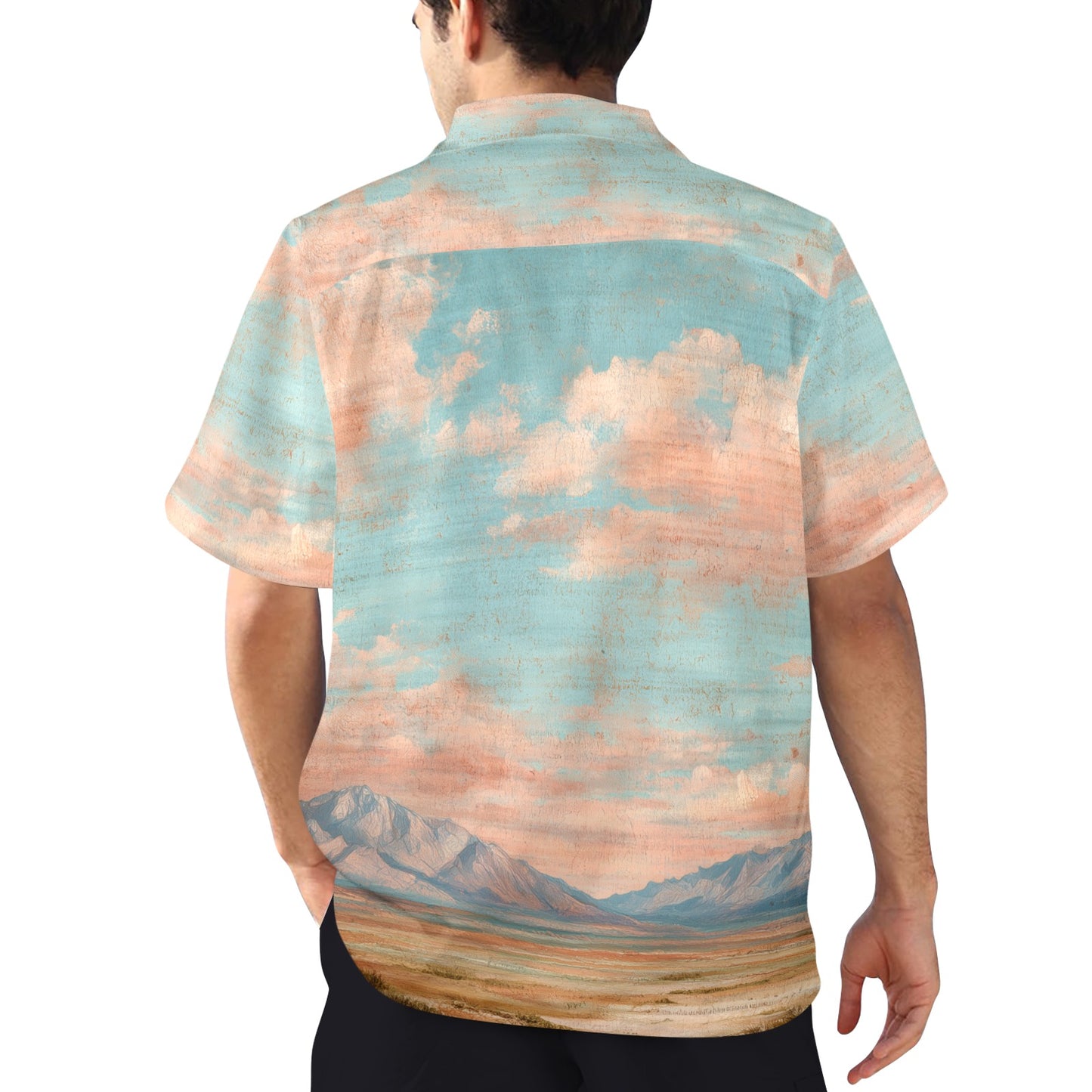Baha Ranch Southwest Sunset Hawaiian Shirt Made in America