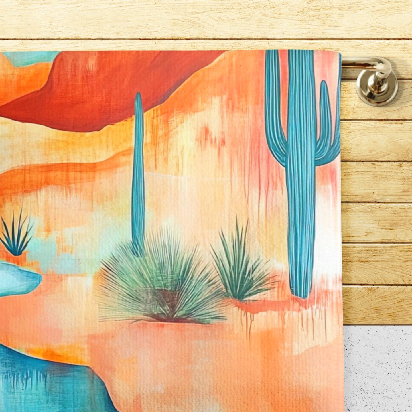 Desert Dreaming Set of 4 Kitchen Dish Towels Made in America