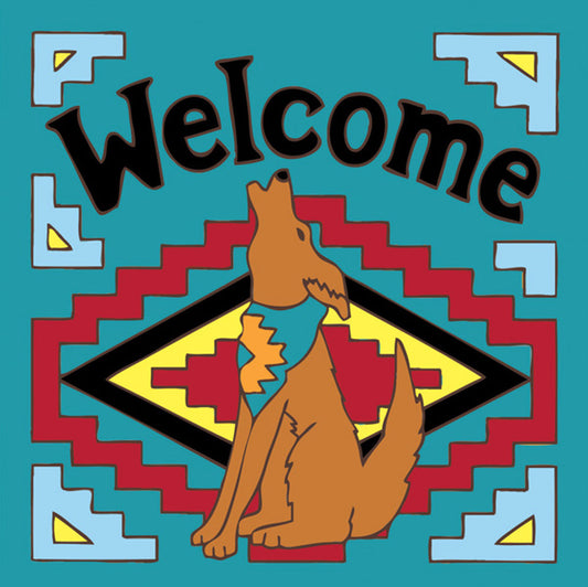 Welcome Coyote Tile