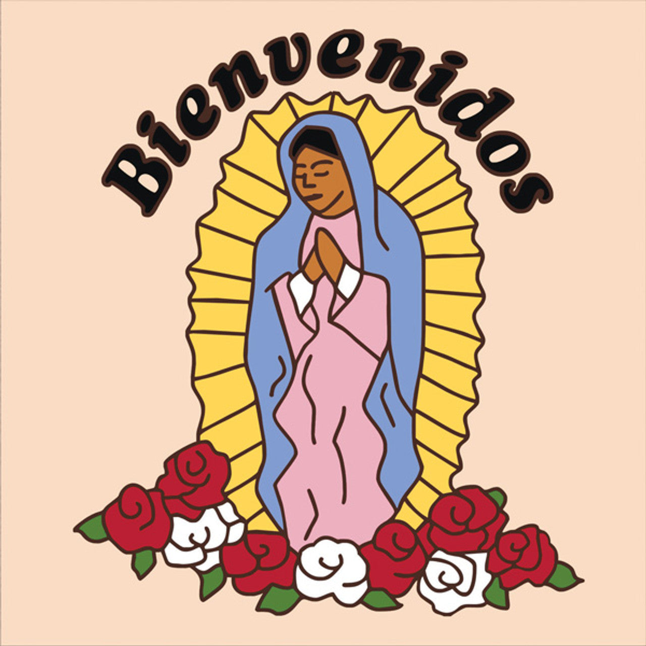 Bienvenidos "Our Lady of Guadalupe" Tile | Welcome Sign