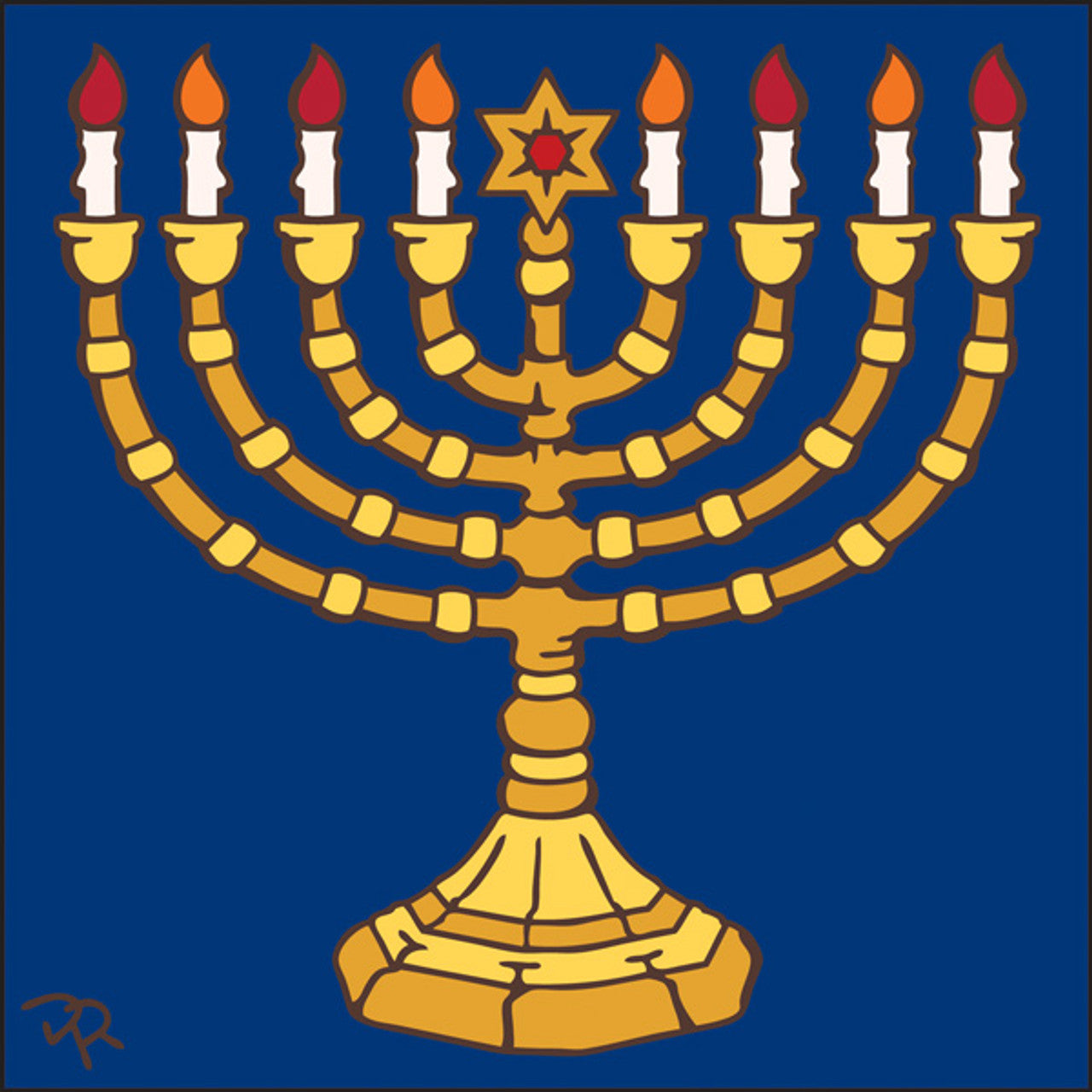 Menorah Tile