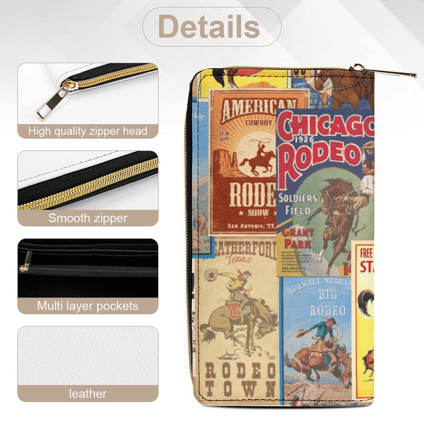 Vintage Rodeo Poster Wallet