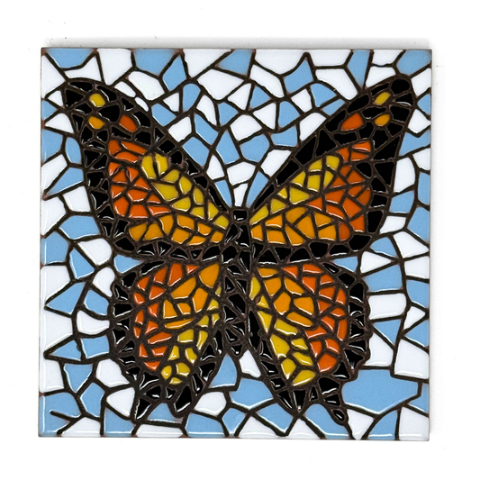Mosaic Butterfly Tile